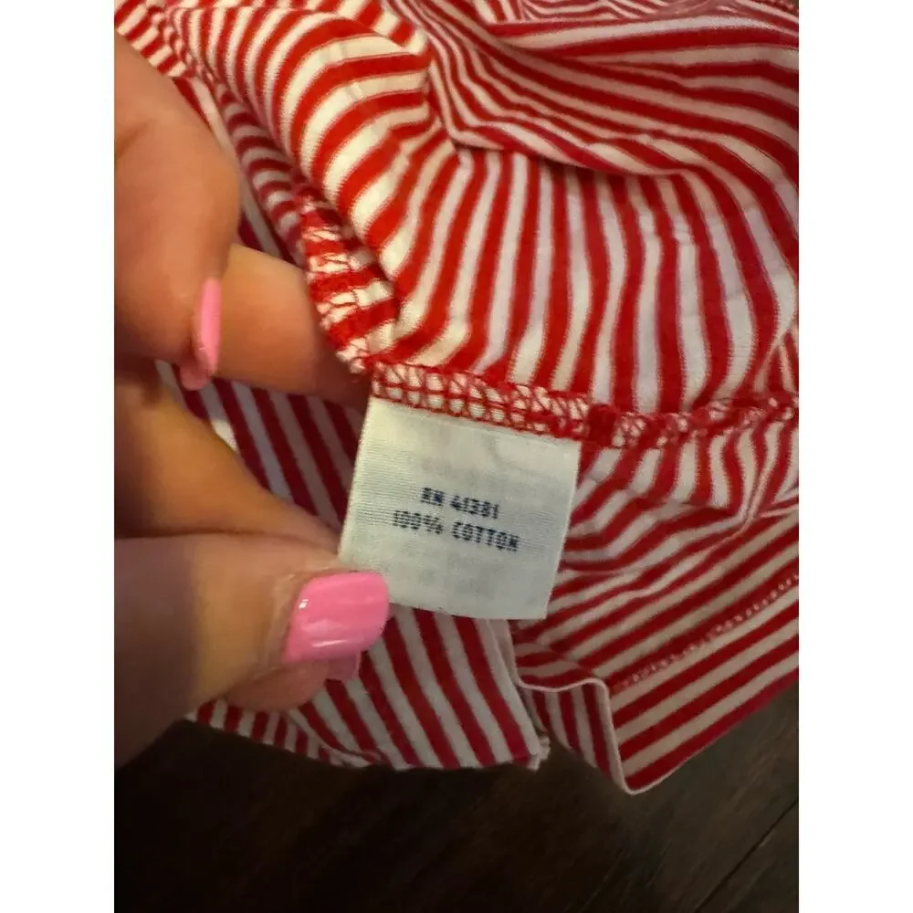 Polo Ralph Lauren Men’s Sz 4XB red Stripe Short Sleeve